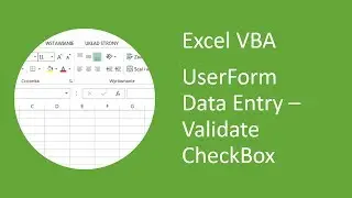 Excel UserForm Validate CheckBox (VBA)