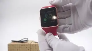 Умные часы Smart Watch GT08  Обзор смарт часов GT 08 красный
