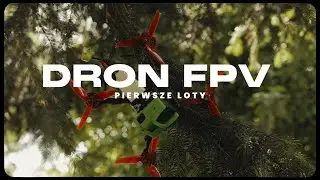 Dron FPV - pierwsze loty VLOG @mironstudio