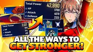 ALL THE WAYS TO GET STRONGER & INCREASE TOTAL POWER IN SOLO LEVELING: ARISE!