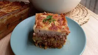 How to Make Greek Moussaka*ASMR & Greek music relax / Mussaka de berenjenas / Lacocinaderiky 🍆🧅🥔