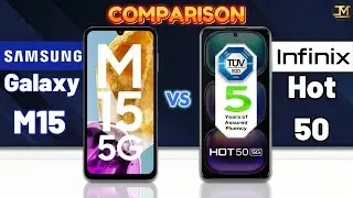 Infinix Hot 50 vs Samsung Galaxy M15 : Which Phone is Best❓😮