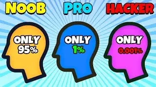 NOOB vs PRO vs HACKER - Only 1% Challenges