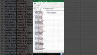 Using filter in Excel 