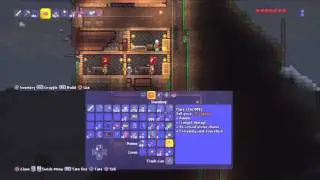 Terraria Splitscreen on PS3 [17] - brobot loves lava...