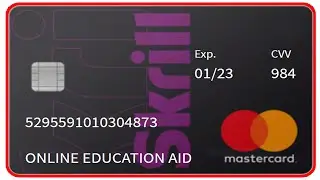 How to Get FREE Skrill Virtual Master Card?