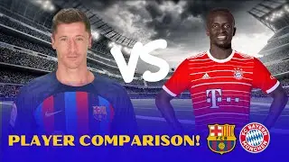 Lewandowski vs Mane - Player Comparison | Stats Comparison (All Season)