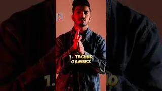 Top 10 Most Famous Gamers In India 2024| #gamers #famousshorts #india #technogamerz #carryminati
