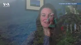 Emily Halnon ran 460 miles to honor her mother, and wrote a book about it (my story for VOA)