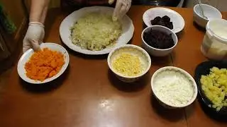 Зима!!! Самое время для шубы!!! Готовим самый новогодний салат!!!