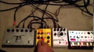Korg Volca Bass + WMD Geiger Counter + Lightfoot Labs Goatkeeper v3 + Red Panda Particle