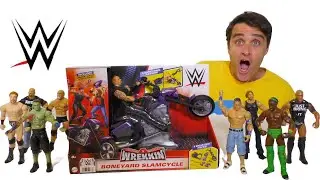 🌟 WWE Wrekkin' Boneyard Slamcycle + My WWE Figures Toy Unboxing ! | Konas2002 🎁