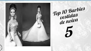 top 10 barbies vestidas de noiva