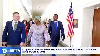 Lualaba: Fifi Masuka rassure la population du stock de maïs pour ± 2ans