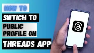 How to Switch Threads Profile to Public?