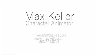 Animation Reel for Pixar's Internship 2019