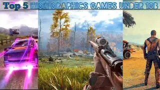 Top 5 high graphics game under 1Gb😮#ps4