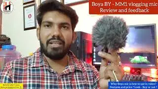 Boya BY MM1 Super Cardioid Shotgun Mic review and feedback after 1 year - features - price - buy ?
