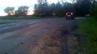 Дорога на мкр Комсомольский  Ремонт произведен совсем недавно  Вот такой он, рем