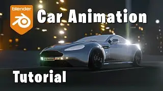 Make a Car Animation from Scratch | Blender Tutorial (FAST RENDER)