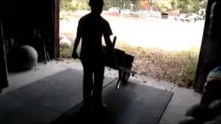 Shayna - 500 lbs on a Spud Inc Wheelbarrow