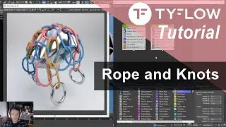 3ds Max + TyFlow TUTORIAL: Simulating Rope and Knots