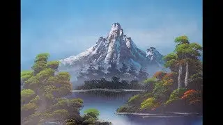 Spray paint art - Majestic mountain - made by street artist
