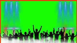 DJ  lights Green screen Jr loves
