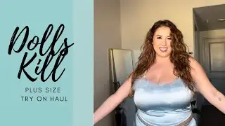PLUS SIZE TRY ON HAUL WITH DOLLS KILL | Lauren Sangster
