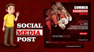 How to Create Professional Fashion Poster in Adobe Photoshop CC | #ajaygraphicdesigner