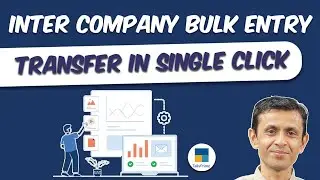 Inter Company Bulk Entry Transfer in Single Click in TallyPrime | tdl for TallyPrime