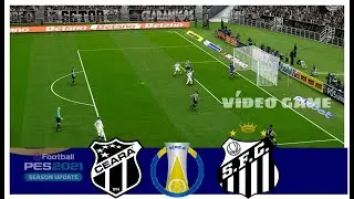 CEARA X SANTOS AO VIVO COM IMAGENS ASSISTA AGORA NO PES21 GAMEPLAY