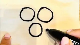 How to Draw Smile Face￼ from Letters OOO Very Easy