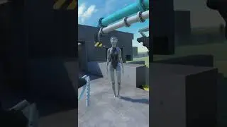 Showing Butterfly Knife Tricks to the Atomic Heart Twins in BONELAB