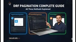Master Django Pagination: PageNumber, LimitOffset & Cursor | Code With Hafiz
