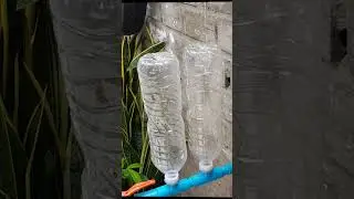 He fix PVC pipe low pressure water 