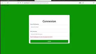 php vidéo 42 : PHP/Mysql - TP Formulaire d'authentification