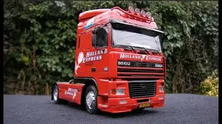 DAF XF  95  трясём  ходовку на передке (часть 1 )