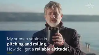 A reliable altitude for a subsea vehicle that is pitching and rolling