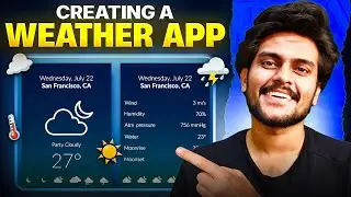 Creating a Weather App Using HTML, CSS and JavaScript | Part 1🔥