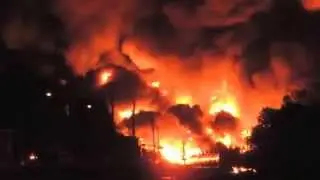 Трагедия. В центре города взорвался состав с цистернами!