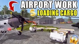 INSANE AIRPORT | LOADING CARGO | AIRPLANES + HELICOPTERS | FARMING SIMULATOR 2017