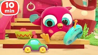 Запускаем машинку на управлении и играем в сортер! Мультики Совенок Хоп Хоп для малышей