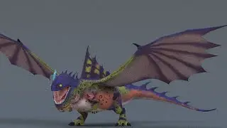Stormwing Dragon (HTTYD Style) - Blender Animation