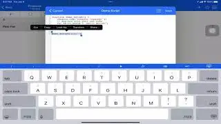 Overview of scripting on iPad using Tap Forms 5