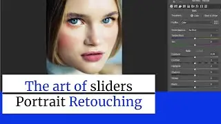 High end portrait retouching and color correction Photoshop Tutorials Speed art Ready to Post