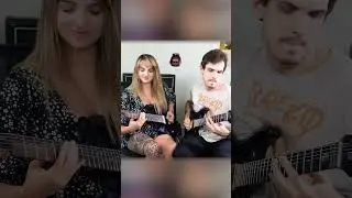 Slayer riff 💅🏽 #couple #guitar