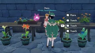 Tryna buy flowers from flora be like... - Genshin Impact