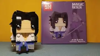 Sasuke Uchiha - BRICKHEADZ | Lego Stop Motion Build SH MAGIC brick