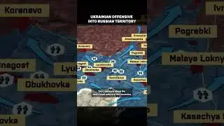 Ukrainian Offensive into Russian Territory. #shorts